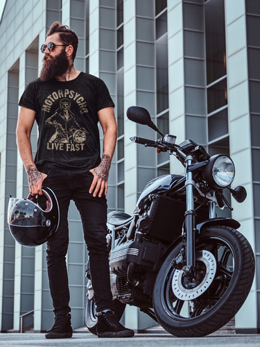 Camiseta Motos Classic Custom Motorcycles N1 Unisex