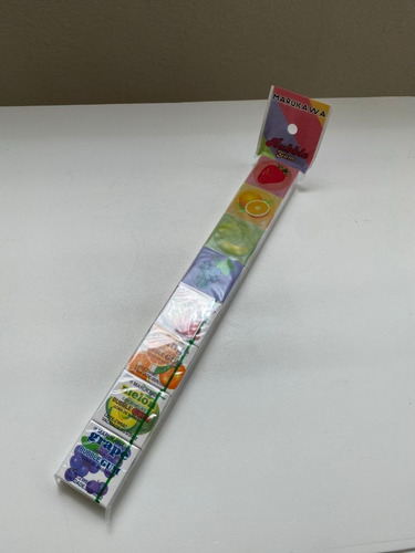 Imagem 4 de 5 de Chiclete Marble Gum Strawberry Orange Melon Grape Marukawa