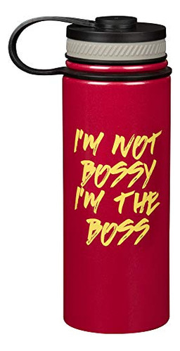 Botella De Acero Inoxidable Captain Marvel 18 Oz - Soy La J