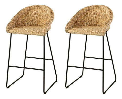 Sei Furniture Landrine Taburetes De Bar De Jacinto De Agua
