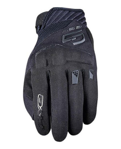 Guantes Moto Five Rs3 Evo Black Verano Con Protecciones