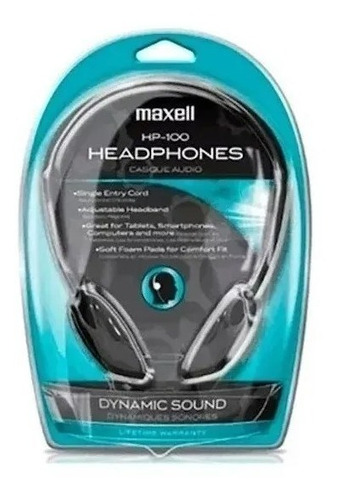 Auricular Vincha Maxell Hp100 Radio Musica