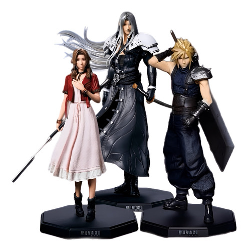 Figuras Final Fantasy Vii Set C/ 3 - Ichiban Kuji (Usado)