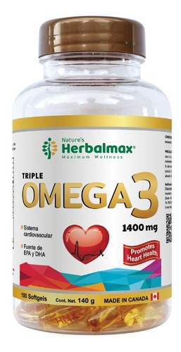 Omega 3 Herbalmax 60 Softgels