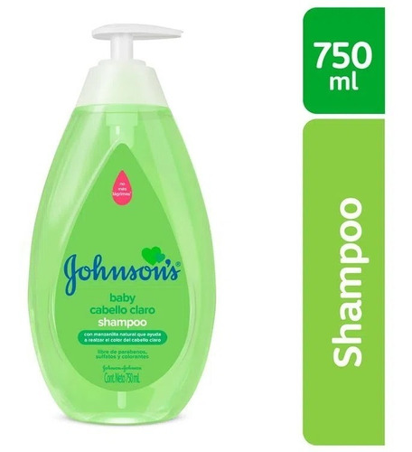 Shampoo Johnsons Baby Cabello Claro Original 750ml