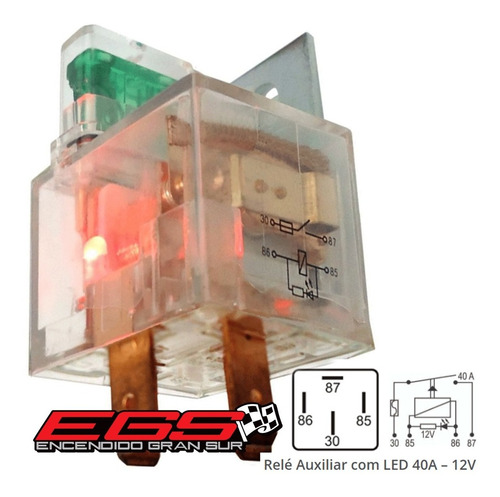Imagen 3 de 9 de Relay Con Ficha Fusible Led Competicion Fueltech Dac Mega