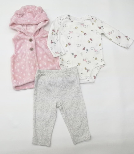Carters Conjunto 3 Piezas 18592810 Bebé Niña #18 Meses M22 (Usado)