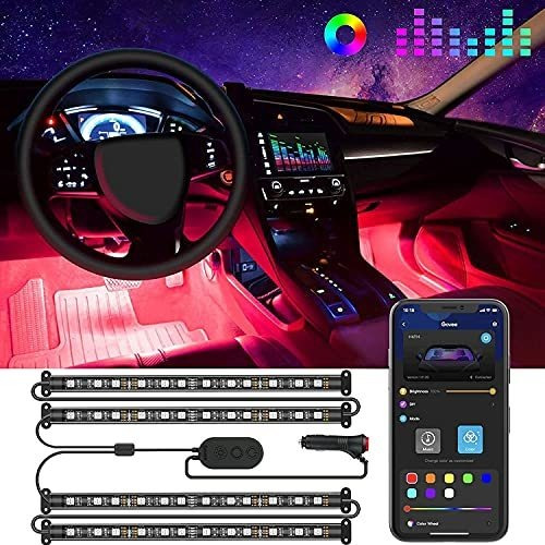 Govee Interior Lights For Car, App Control Smart Car Lights