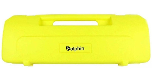 Escaleta Profissional Dolphin 32 Teclas C/ Case E Acessórios Cor Amarelo