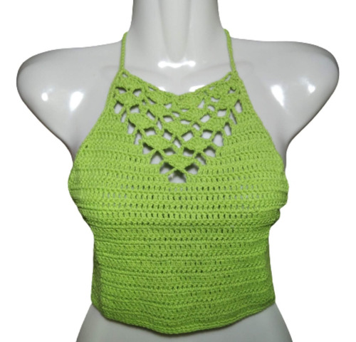 Top Tejido A Mano Crochet