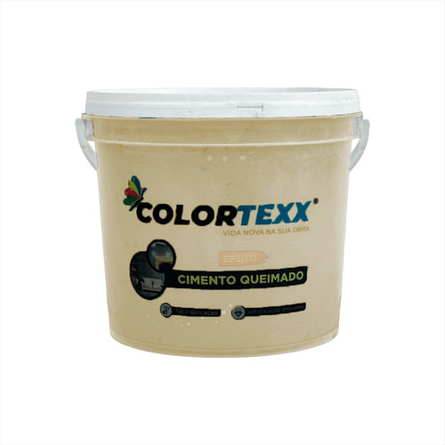 Revestimiento acrílico, cemento quemado, fácil de aplicar, 3 kg, color: beige claro