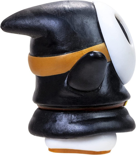 Figura Super Mario Bros Shy Guy 5cm Negro Deluxe Pg