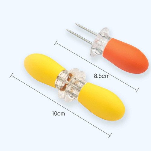 3 X 2 Piezas De Brochetas De Maíz De Acero Inoxidable,