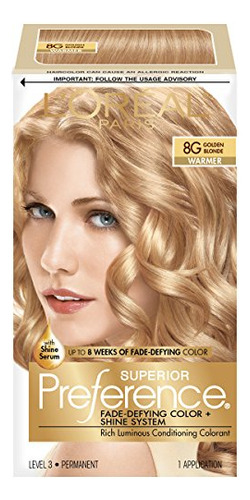  L'oreal Paris Superior Preference Tinte 8g Golden Blonde