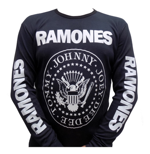 Remeras Manga Larga Ramones Vs Modelos Rockería Que Sea Rock