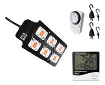 Comprar Kit Cultivo Luz Led Indoor 300w Poleas Timer Termohigrometro