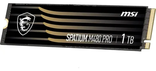 MSI SPATIUM M480 PRO 1TB SSD 健康100% 状態良好 Ssd 1 Tb Msi Spatium M480 Pro, Nvme, M.2, Leitura: 7400mb/s E