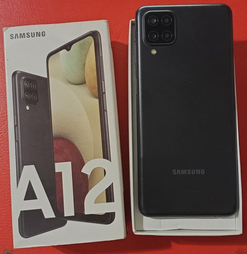 Samsung Galaxy A12 - Excelente Estado - Como Nuevo Azul Oscuro (Usado)