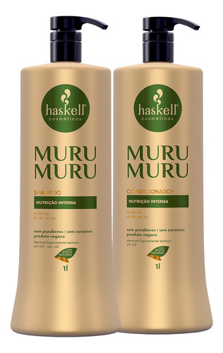 Kit Haskell Murumuru Shampoo Condicionador 1l