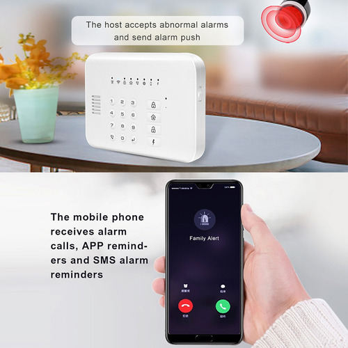 B Alarme De Porta E Janela Com Discagem Doméstica Gsm +