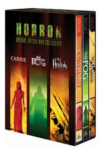 Colección Dvd De Terror (carrie / La Niebla / Aullido)