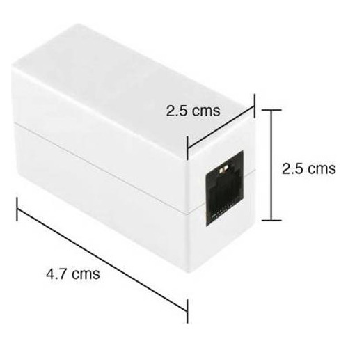 Pack 5 Copla Rj45 Cat6 Lan Hembra Extensión Cable Red Ulink