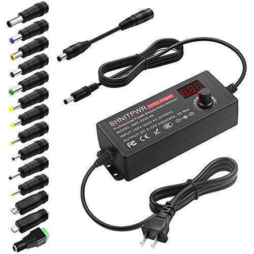 Universal Ac To Dc Adapter 3v ~ 24v 2a 48w Switching Po...