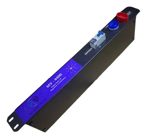 Regua De Energia Filtro De Linha 20a Som Profissional 4400w Cor Preto