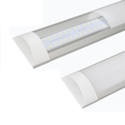 Lampara Led Plana 28w Antipolvo Sobreponer L Blanca 90cm