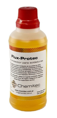 Flux Liquido 250cc Soldadura Protector Electronica Chemitec