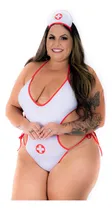 Comprar Fantasia Enfermeira Sensual Plus Size Médica Fetiche Sexy