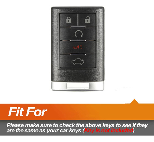Funda De Silicona Para Llavero Cadillac Ats Cts Dts Escalade
