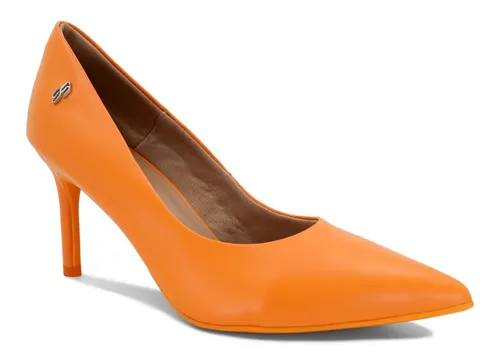 Scarpin Usaflex Couro