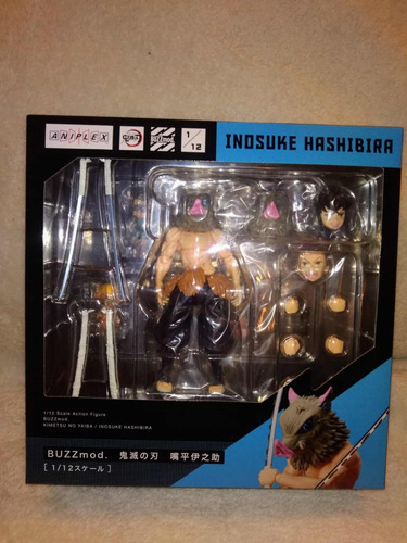 Figura Buzzmod Aniplex Demon Slayer Inosuke Hashibira 1/12