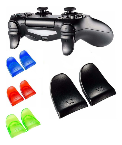 Prolongadores Gatillos Trigger L2 R2 Compatible Con Ps4 