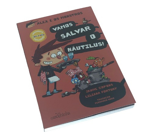 Livro Alex E Os Monstros - Vamos Salvar O Nautilus - Vol 02