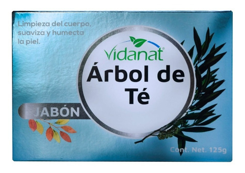 Jabón Árbol De Té Barra 125 Grs Vidanat