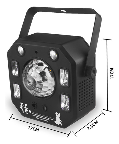 Disco Magic Ball Di Controlador De Luz De Palco Dmx Strobe