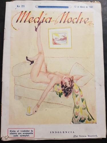 Antigua Revista Media Noche. Erótica Cabaret. 51n 539