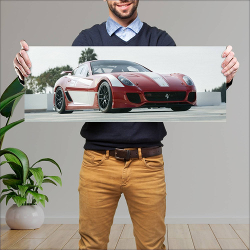 Cuadro 30x80cm Auto 2009 Ferrari 599xx Auto 425