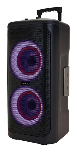 Torre De Audio Aiwa Aw-pop11 Bluetooth 500w Pmpo Color Negro