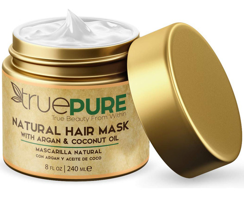 Truepure Mascarilla Capilar Con Aceite De Argan Para Cabello