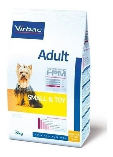Imagen 4 de 4 de Alimento Virbac Veterinary HPM Small and Toy para perro adulto de raza mini y pequeña sabor mix en bolsa de 3kg