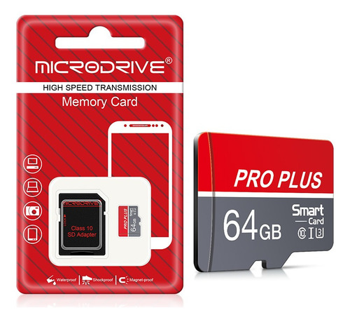 Tarjeta De Memoria 64 Gb Tarjeta Micro Sd U3 30 Mb/seg