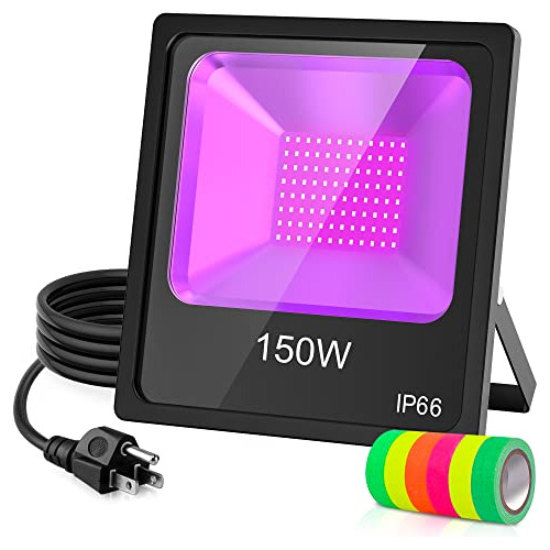 Luz Negra Uv De 150w Fiestas Luminosas, Luz Negra Ultra...