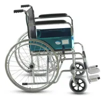 Comprar Silla De Ruedas Plegable  Aluminio Con Ruedas Y Frenos