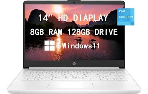 Computadora Portátil Hp Premium Hd De 14 Pulgadas | Intel Du