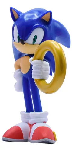 Kit c/ 5 Bonecos Action Figure Sonic The Hedgehog c/ acessórios - Just Toys