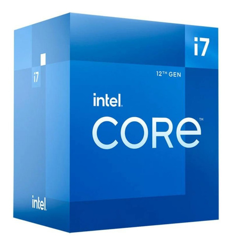 Procesador Intel Core I7 12700 12th 11700 Tranza
