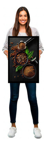 Marco decorativo Coffee Beans Tumblr Swag Café